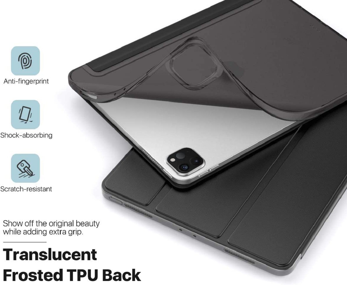 Soft TPU Translucent Frosted Back Cover Slim Smart Shell iPad 10.2 2022 released